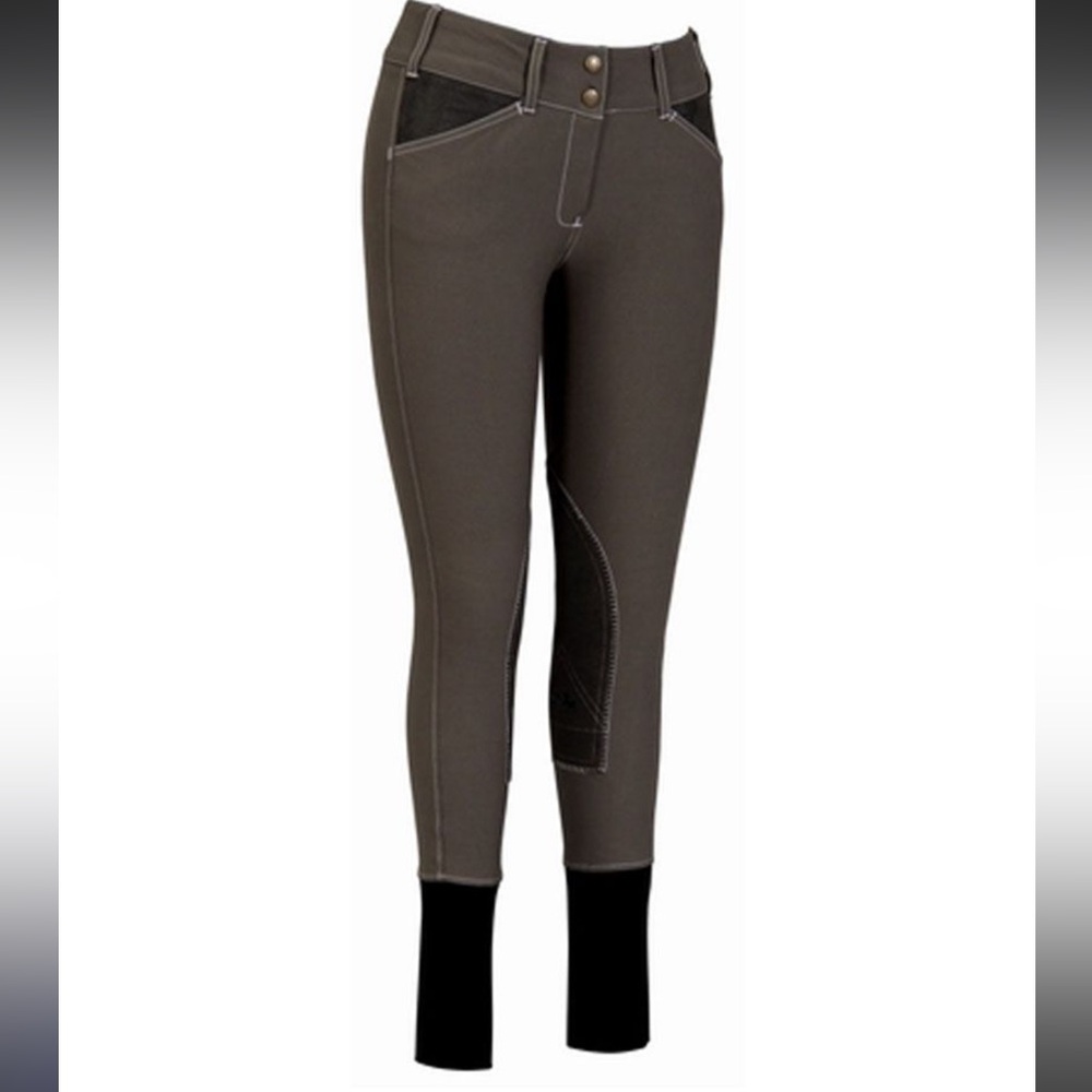 Equine Couture Sportif Natasha Breech, Horseback Riding Pants, Charcoal,Size 24